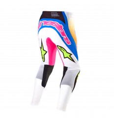 Pantalón Alpinestars Limited Edition Coast Blanco Azul Oscuro Rosa Fluor