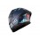 Casco MT Helmets Braker SV Punk Rider Azul Brillo |1346A712713|