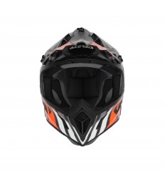 Casco Acerbis Steel Carbon 2206 Naranja Negro |0025047.209|