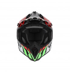 Casco Acerbis Steel Carbon Verde Rojo |0025047.379|