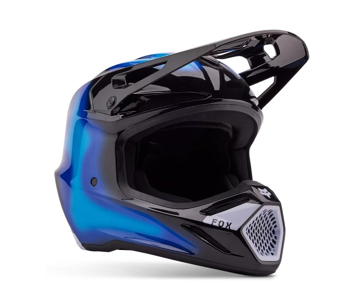 Casco Fox V3 Volatile Negro Azul |32009-013|