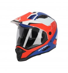 Casco Acerbis Reactive 22/06 Blanco Azul Rojo |0025312.034|