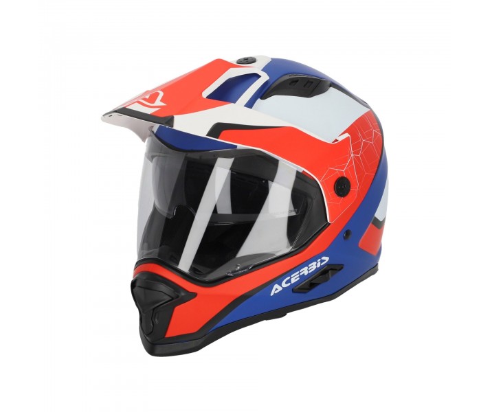 Casco Acerbis Reactive 22/06 Blanco Azul Rojo |0025312.034|