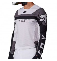 Camiseta Fox Flexair Efekt Blanco Negro |29603-018|