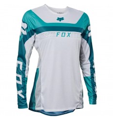 Camiseta Fox Mujer Flexair Efekt Verde Azul |29757-176|