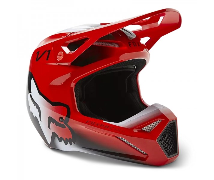 Casco Fox Infantil V1 Toxsyk Rojo Flour |29731-110|