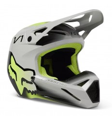 Casco Fox Infantil V1 Toxsyk Gris Acero |29731-172|