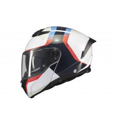 Casco MT Atom 2 Sv Emalla C7 Blanco Negro Brillo |1335B23271|