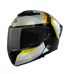 Casco MT Atom 2 Sv Emalla B3 Gris Negro Amarillo |1335B23131|