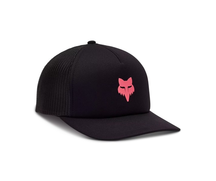 Gorra Fox Mujer Boundary Trucker Negro Rosa |32131-285|