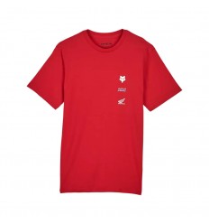 Camiseta Fox Premium Fox x Honda II Rojo |32059-122|