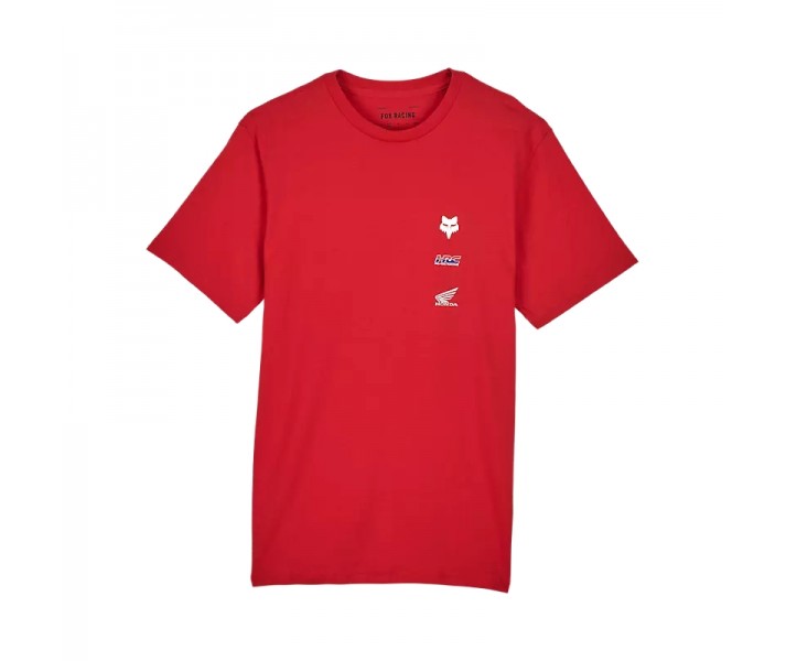 Camiseta Fox Premium Fox x Honda II Rojo |32059-122|