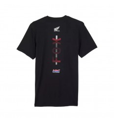 Camiseta Fox Premium Fox x Honda II Negro |32059-001|