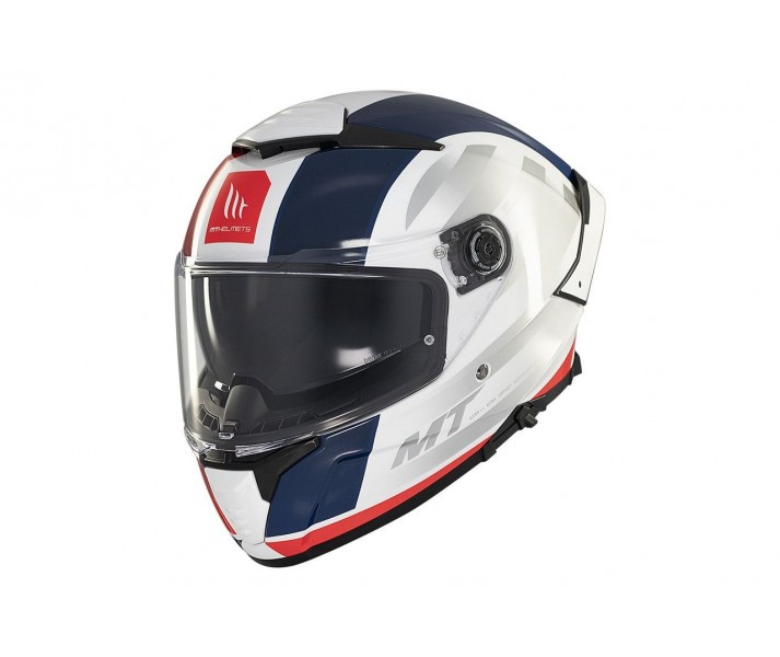 Casco Mt Thunder 4 Sv Treads C7 Gris Rojo Azul Brillo |1308B37271|