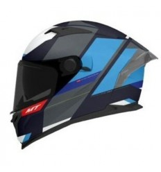 Casco MT Helmets Braker SV Chento Negro Azul Mate |1346A562733|