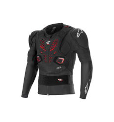 Chaqueta De Protección Alpinestars Plasma Bionic Pro V3 Negro Rojo Blanco |65001