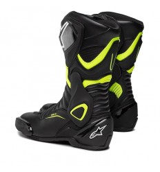 Botas Carretera Alpinestars Smx-6 V2 Negro Amarillo Fluor