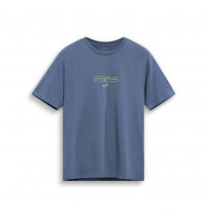 Camiseta Alpinestars Bold Type Back Csf Ss Azul Pizarra |1244-72020-734|