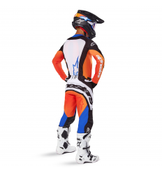 Traje Alpinestars Techstar Melt Naranja Azul