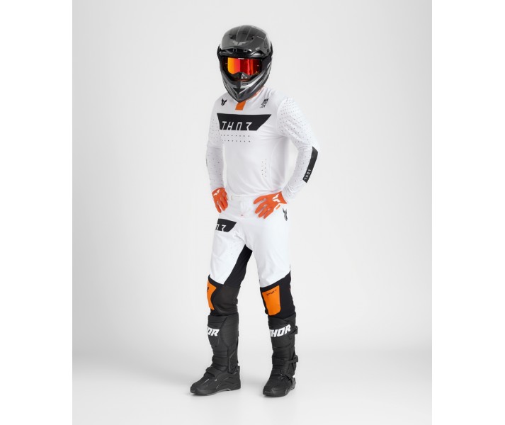 Traje Thor Sport Rogue Negro Blanco Naranja