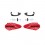 Paramanos Lineal Acerbis Vented Rojo Negro |0026542.349|