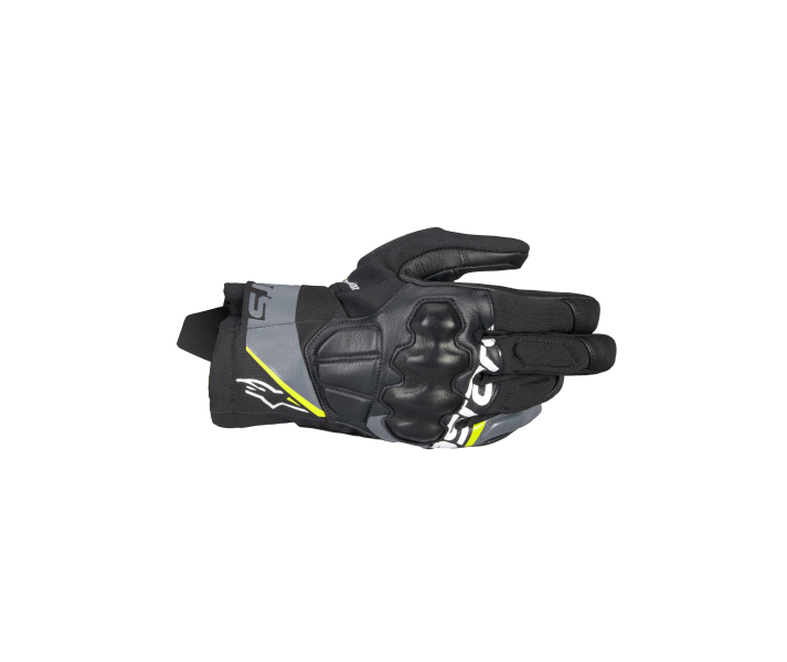 Guantes Alpinestars Corozal V3 Drystar Negro Gris Amarillo Fluor |3520525-1389|