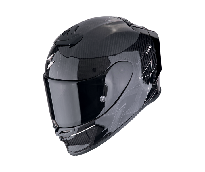 Casco Scorpion Exo-R1 Evo Carbon Air Cynergy Negro Blanco |110-491-55|