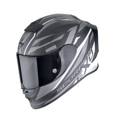 Casco Scorpion Exo-R1 Evo Carbon Air Runner Negro Mate Blanco |110-506-227|