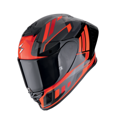Casco Scorpion Exo-R1 Evo II Air Vital Negro Plata Rojo |111-503-163|