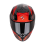 Casco Scorpion Exo-R1 Evo II Air Vital Negro Plata Rojo |111-503-163|