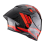 Casco Scorpion Exo-R1 Evo II Air Vital Negro Plata Rojo |111-503-163|