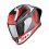 Casco Scorpion Exo-R1 Evo II Air Vital Gris Blanco Rojo |111-503-367|