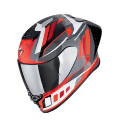 Casco Scorpion Exo-R1 Evo II Air Vital Gris Blanco Rojo |111-503-367|