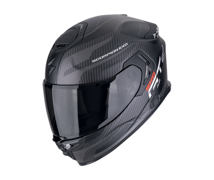 Casco Scorpion Exo-Gt Sp Air Flex Negro Mate Plata |150-479-159|
