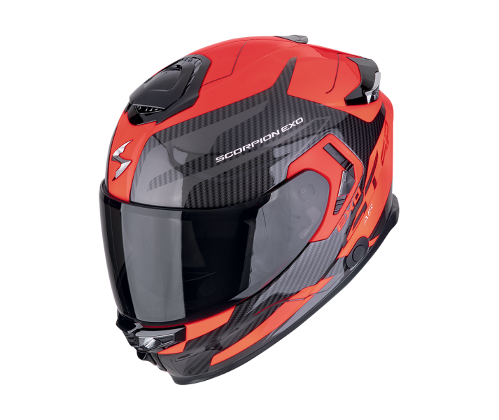 Casco Scorpion Exo-Gt Sp Air Flex Negro Rojo Fluor |150-479-160|