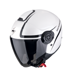 Casco Scorpion Exo-City II Intercity Blanco Negro |183-493-63|