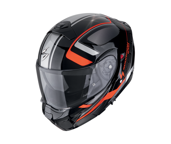 Casco Scorpion Exo-930 Evo Ardens Negro Metalico Rojo |194-501-244|