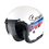 Casco Scorpion Belfast Evo Adonis Blanco Rojo Azul |78-497-359|
