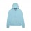 Sudadera Con Capucha Fox Wordmark Oversized Azul Claro |32865-116|