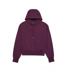 Sudadera Con Capucha Fox Mujer Wordmark Oversized Sangría |32830-552|