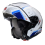 Casco Caberg Levo X Elite Blanco Rojo Azul Azul Claro |C0GF60O5|
