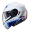 Casco Caberg Levo X Elite Blanco Rojo Azul Azul Claro |C0GF60O5|