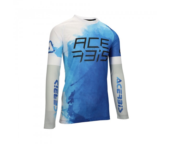 Camiseta Acerbis J-Windy Vent Watermark Azul Blanco |0026046.245|