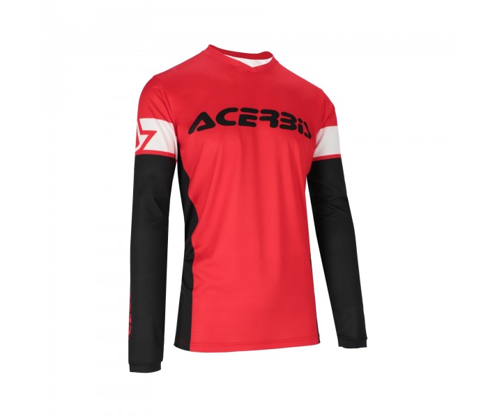 Camiseta Acerbis Mx J-Track Inc. 2.0 Rojo Negro |0026056.349|