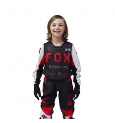 Traje Fox Infantil 180 Race Spec Rojo Fluor