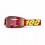 Máscara 100% Armatic Rojo Amarillo Fluor Lente Transparente