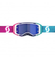 Máscara Scott Scott Prospect 2.0 Amp Chrome Azul Rosa Lente Azul