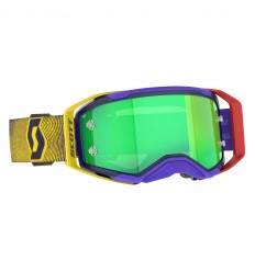 Máscara Scott Scott Prospect 2.0 Rojo Amarillo Lente Verde