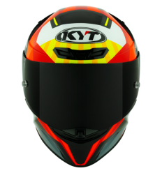 Casco Kyt Tt-Revo Flux Rojo Gris Amarillo |Y6TR0008|