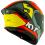 Casco Kyt Tt-Revo Flux Rojo Gris Amarillo |Y6TR0008|
